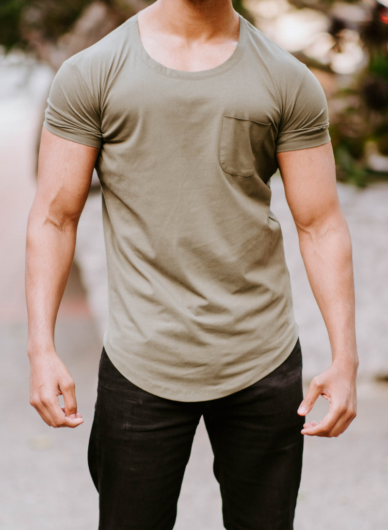 Reign Tee - Slate Olive