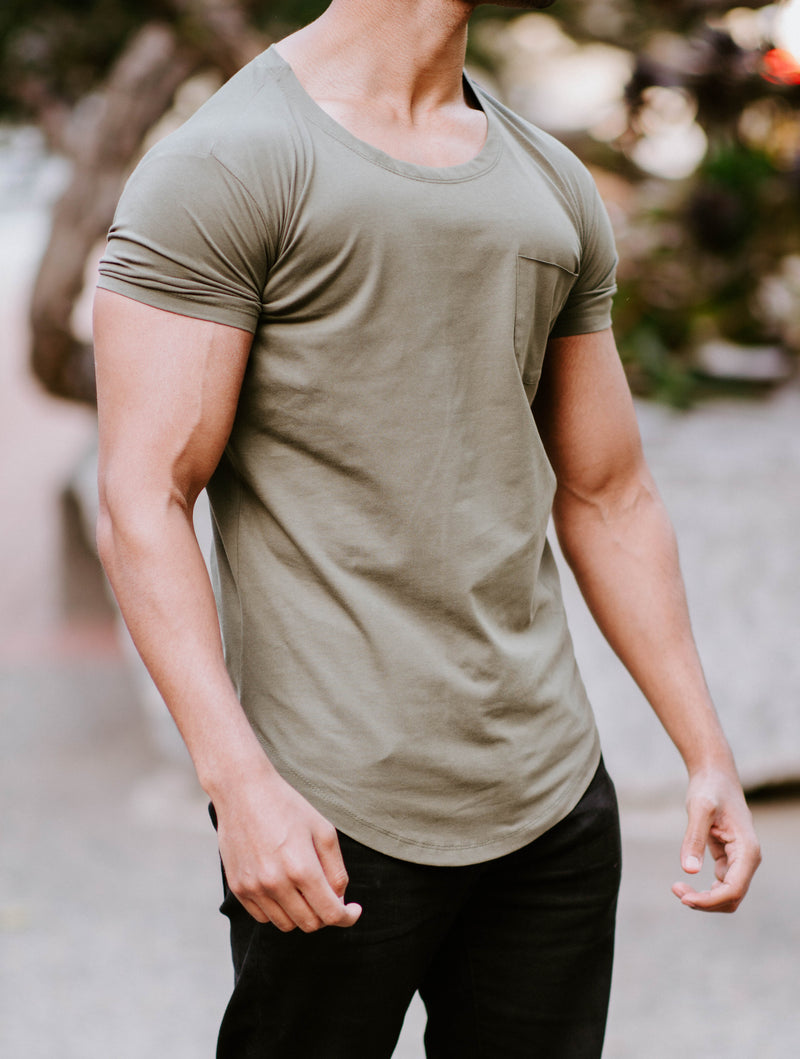 Reign Tee - Slate Olive