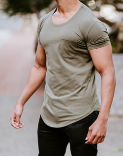 Reign Tee - Slate Olive